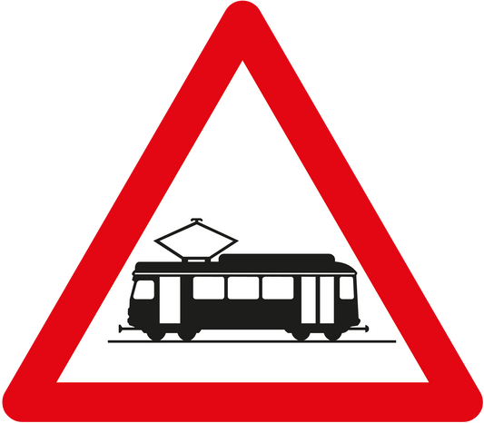 Gefahrensignal 1.18 Strassenbahn 90cm HIP/R2