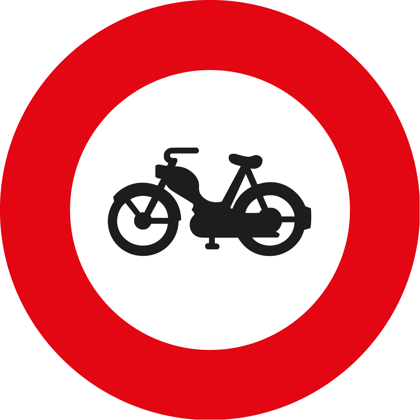 Vorschriftssignal 2.06 Verbot Fahrräder/Motorfahrräder 40cm HIP/R2