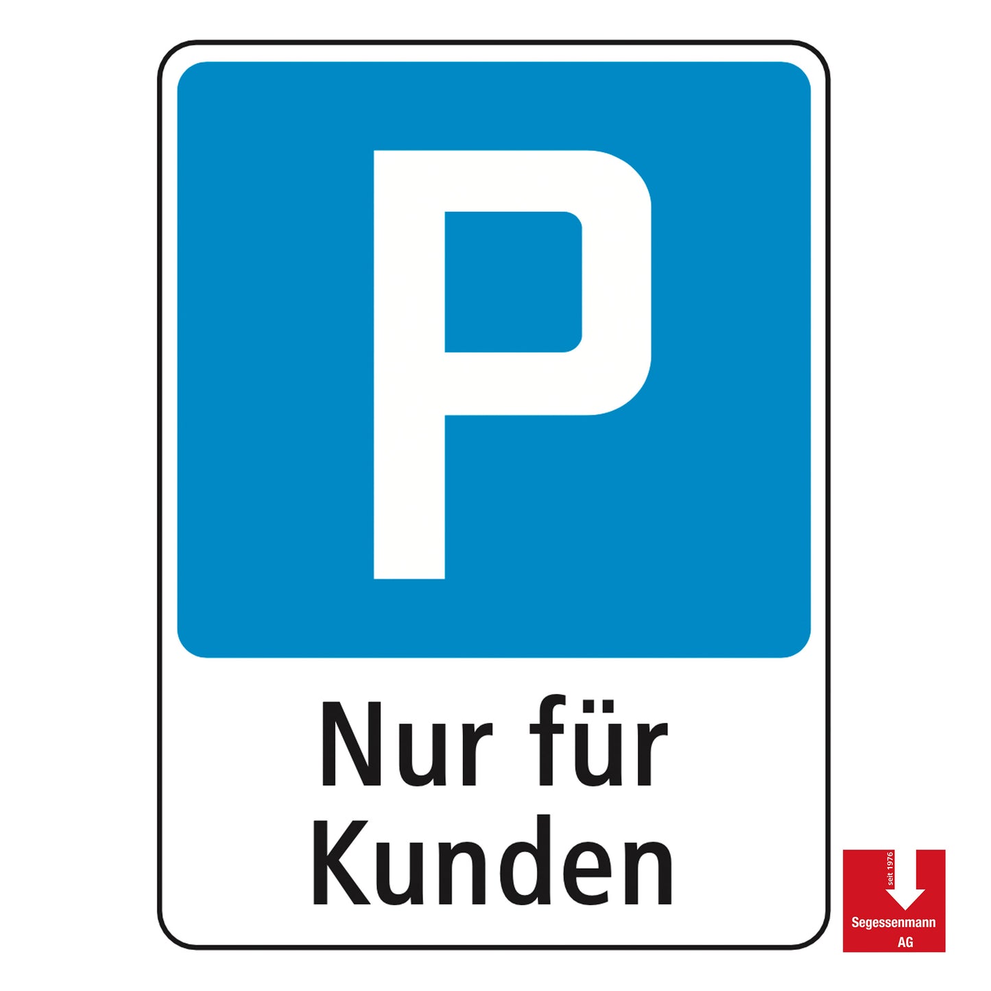 Kombiniertes Hinweissignal 4.17 Parkieren gestattet